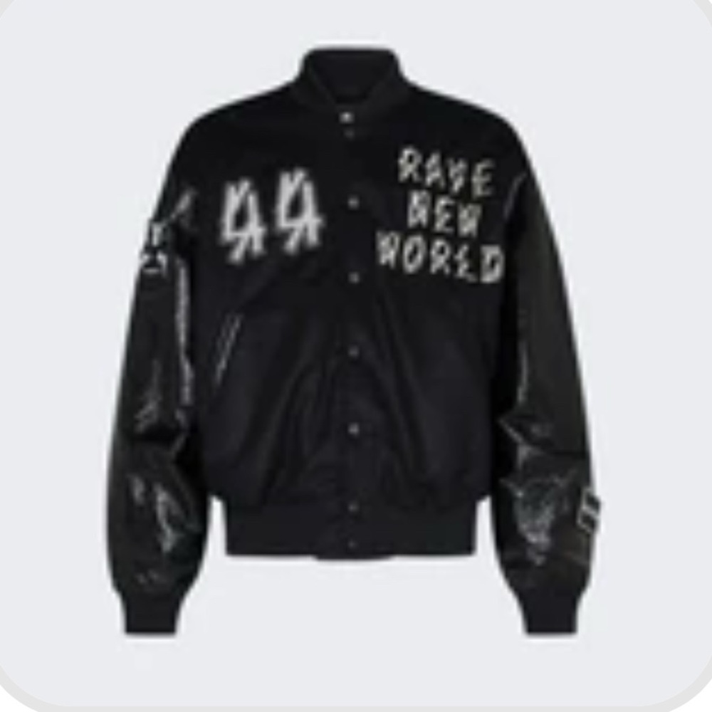 44 Label Group Grad Panelled Bomber
Jacket
